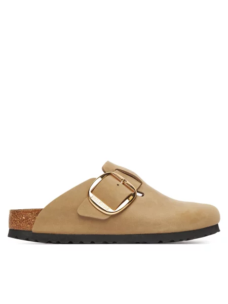Natikači Birkenstock Boston Big Buckle Hex rjava
