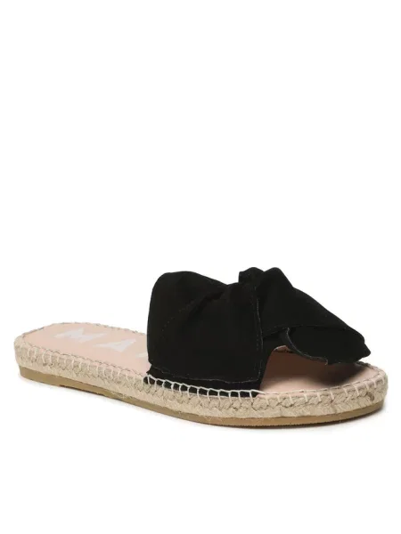 Еспадрильї Manebi Sandals With Knot K JK Black чорні