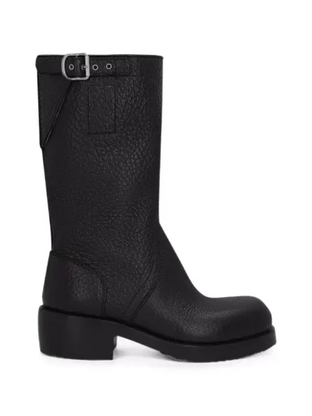 Botine Dries Van Noten din piele negru