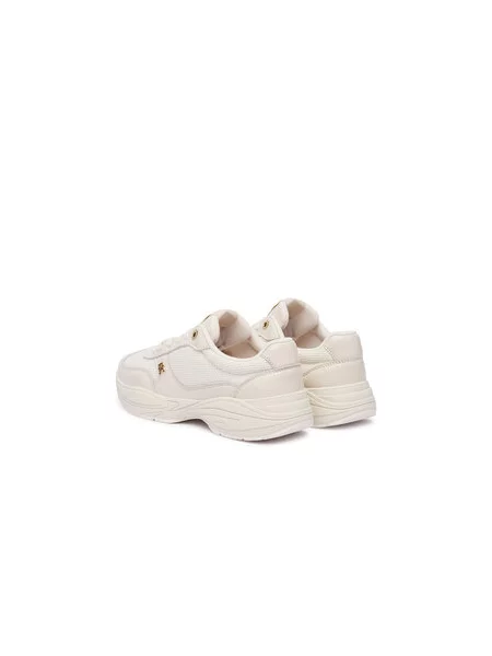 Laisvalaikio batai Tommy Hilfiger Modern Runner Shiny Leather smėlio