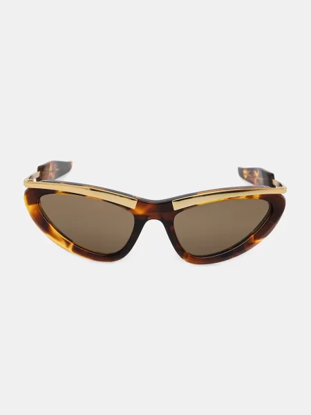 Bottega Veneta Cat Eye sončna očala rjava