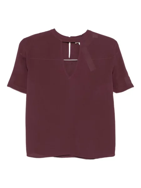 Top Twinset scurt roșu