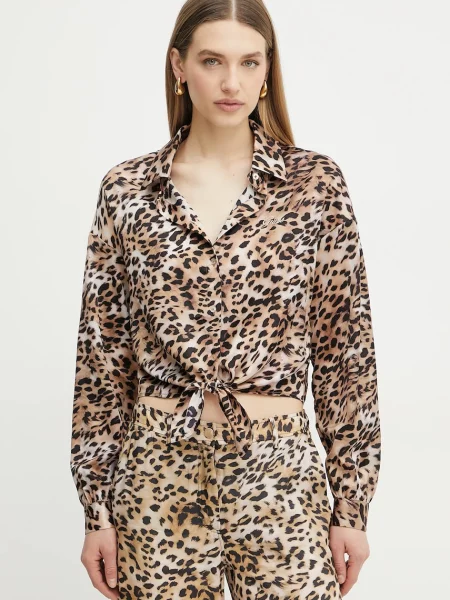 GUESS Cămașă | Cropped Fit bej