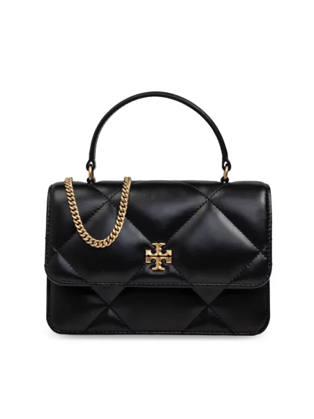 Portfel Tory Burch skórzany czarny