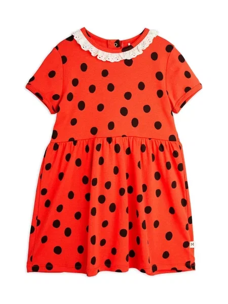 Mini Rodini Dětské šaty Dots červené
