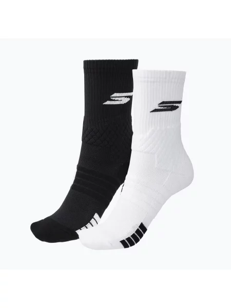 Skarpety SKECHERS Select Terry Crew 2 białe