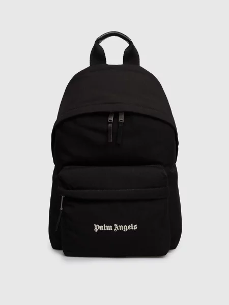 Рюкзак Palm Angels S с вышивкой черный