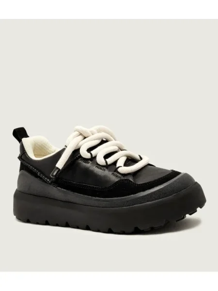 UGG bőr sportcipő Heritage Utility Sneaker fekete