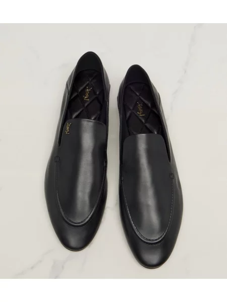 Pantofi loafer Saint Laurent din piele negru