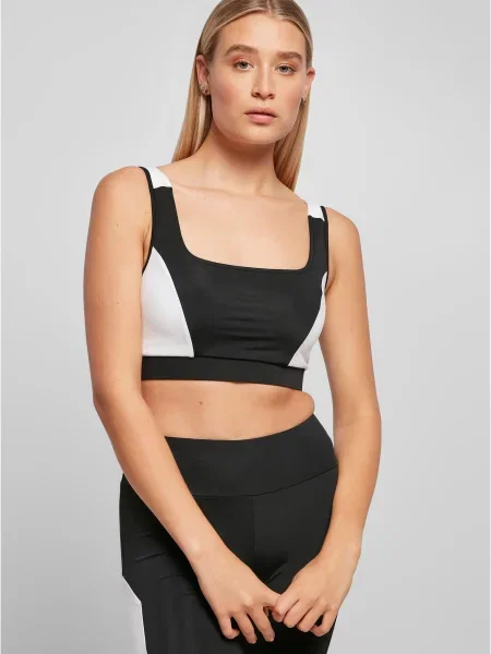 Urban Classics Sutien negru alb