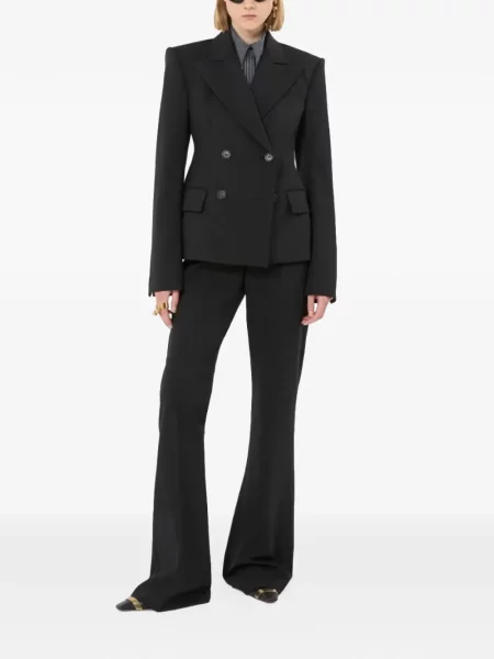 Sacou Sportmax cu două rânduri de nasturi negru