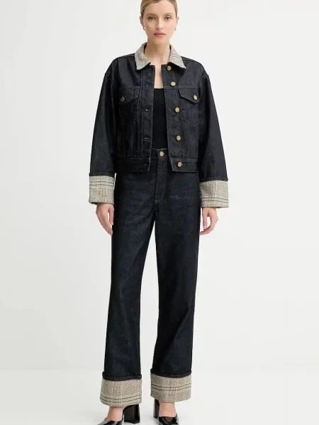 Rag & Bone jeansy high waist czarne