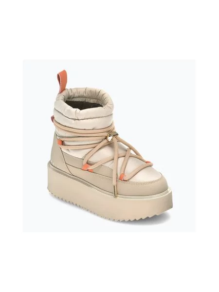 Ботинки Inuikii на платформе бежевые