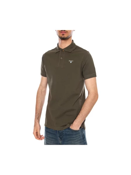 Koszulka polo Barbour zielona
