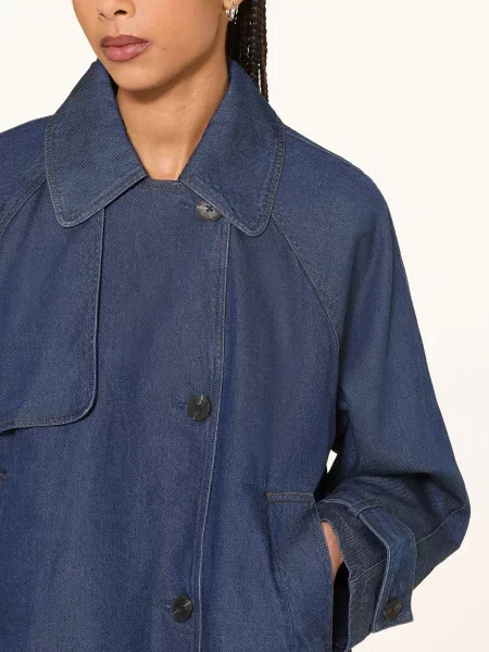 Krótka kurtka jeansowa Inwear niebieska