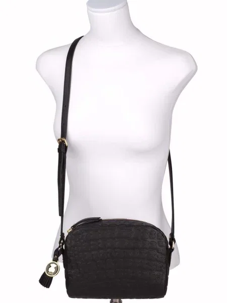 Шкіряна сумочка Tous чорний