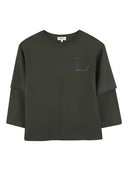 Koszulka dziecięca Lanvin Enfant zielona
