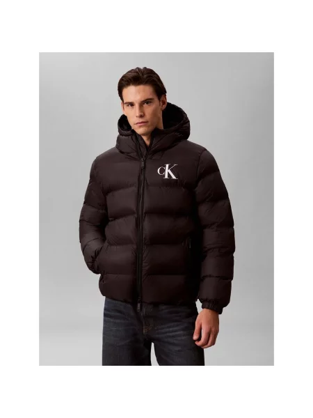 Geacă de blugi Calvin Klein Jeans negru