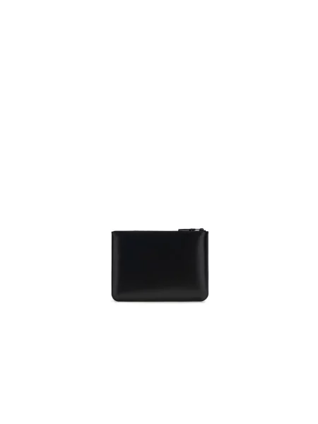 Portfel Comme Des Garcons Wallets skórzany czarny