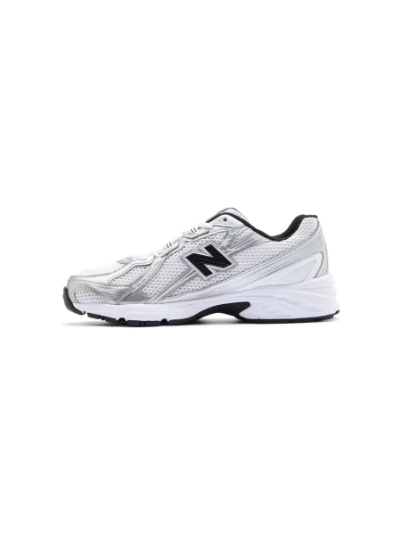Sneakers New Balance White/ Silver Metallic/ Navy EUR biela