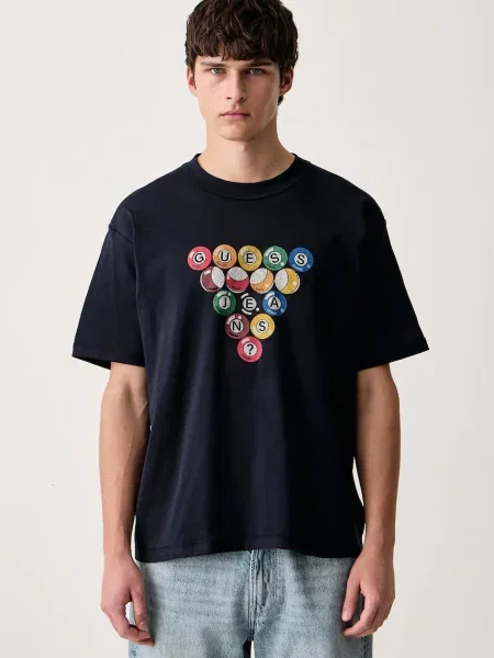 Guess Jeans T-shirt granatowa