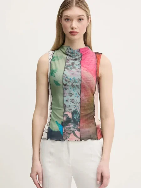 Tricou Desigual verde