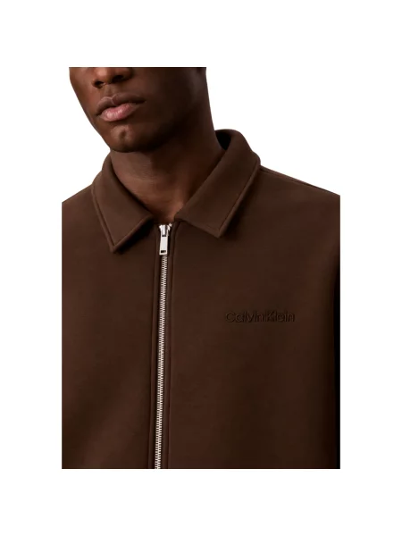 Džínsová bunda Calvin Klein hnedá