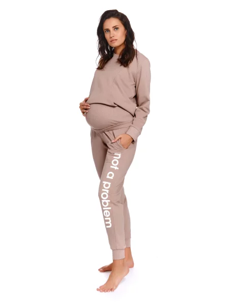 Spodnie Doctor Nap brązowe