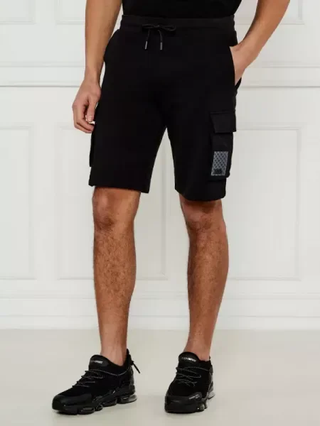 KARL LAGERFELD Pantaloni scurți sport negru