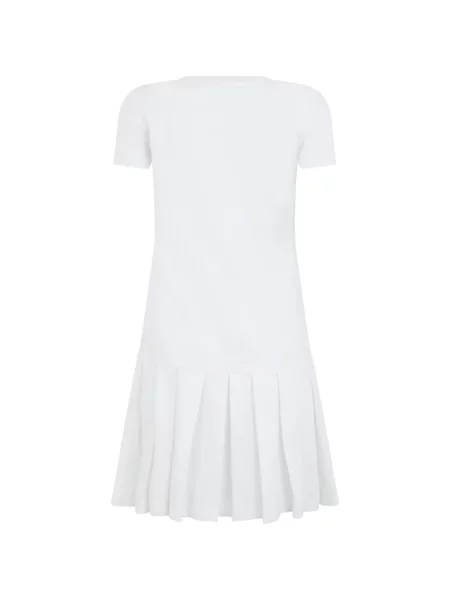 Rochie Moschino cu broderie alb