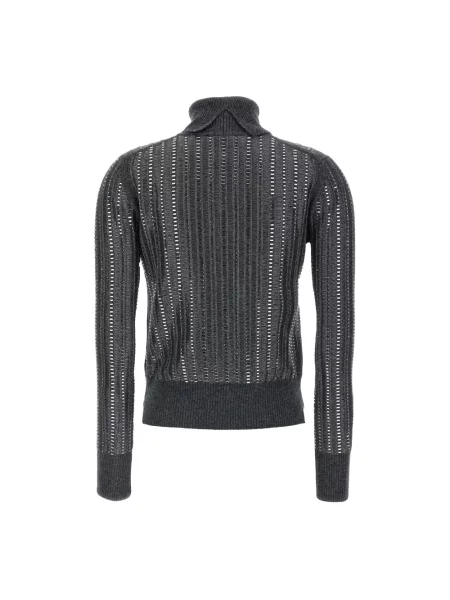 Sweter Ermanno Scervino z kaszmiru szary