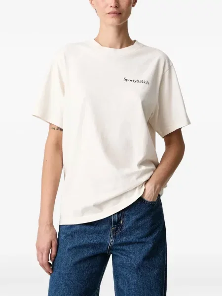 Tricou Sporty & Rich cu imagine