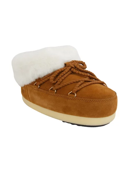 Śniegowce Moon Boot Evx Mule Suede cognac/natural brązowe