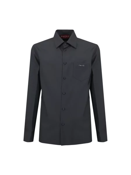 Koszula Gucci klasyczna szara