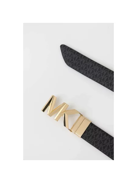 MICHAEL Michael Kors pasek skórzany dwustronny czarny