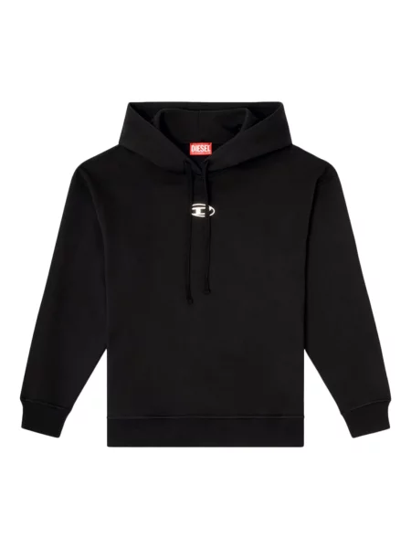 Bluza z kapturem Diesel z kapturem czarna