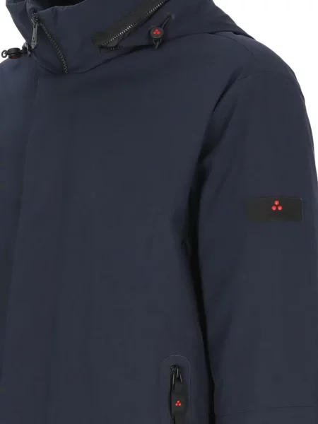 Kabát Peuterey s kapucí modrý
