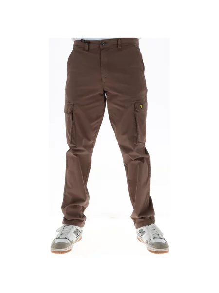 Pantaloni Lyle & Scott maro