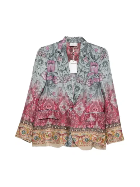 Wielobarwność marynarka Pierre Louis Mascia z wzorem paisley