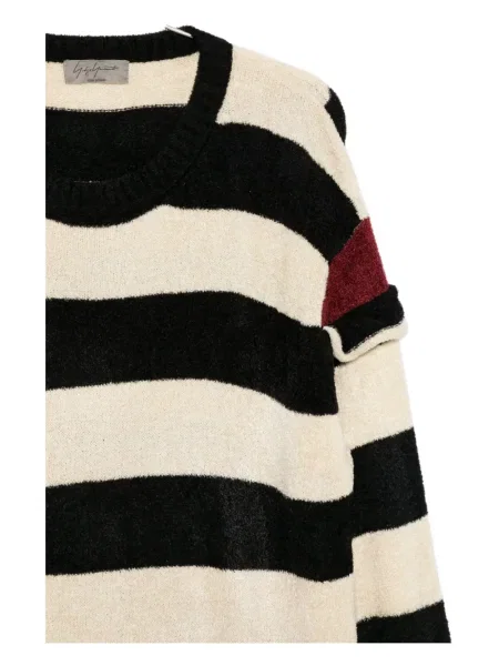 Pulover Yohji Yamamoto cu dungi negru