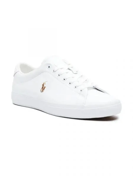 POLO RALPH LAUREN Bőr tornacipő LONGWOOD fehér