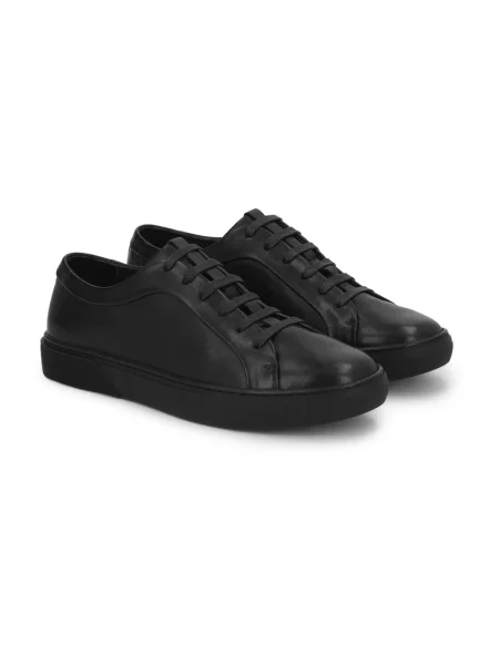Sneakersy Kazar skórzane czarne