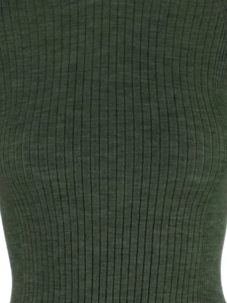 Tricou Sa Su Phi scurt cu nervuri verde