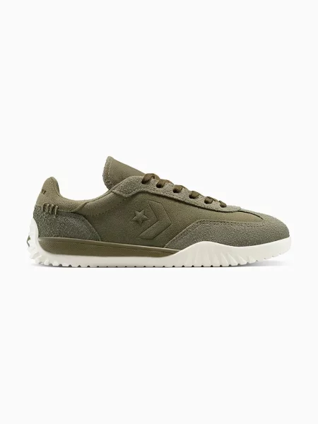 Велурени маратонки Converse Run Star Trainer зелено