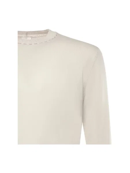 Sweter Eleventy wełniany beżowy