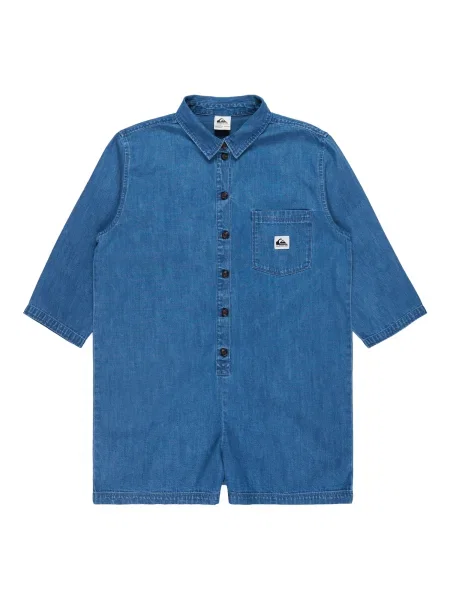 QUIKSILVER Salopeta Saba denim albastru