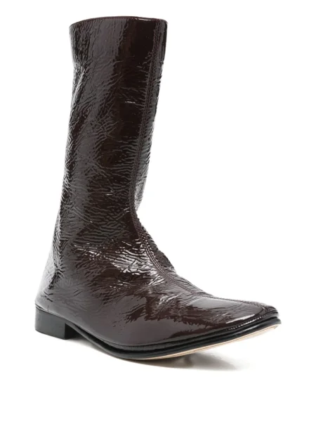 Botine Alberta Ferretti maro