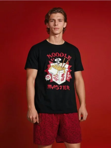 Sinsay Piżama dwuczęściowa wielobarwny