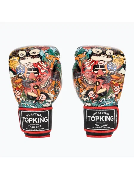 Rękawice bokserskie Top King Boxing Culture black/red czarne