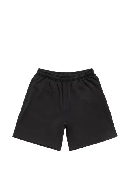 Ușor pantaloni scurți Stüssy din material terry negru